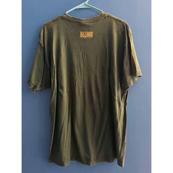 Jinx Nerd Coder Geek technology Science Green Linen Shirt Chest Armor Size XL - Picture 2 of 2